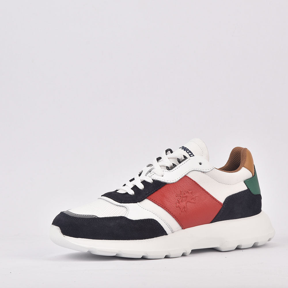 LA MARTINA SCARPA UOMO CAMOSCIO BIANCO - LFM231-021-4040