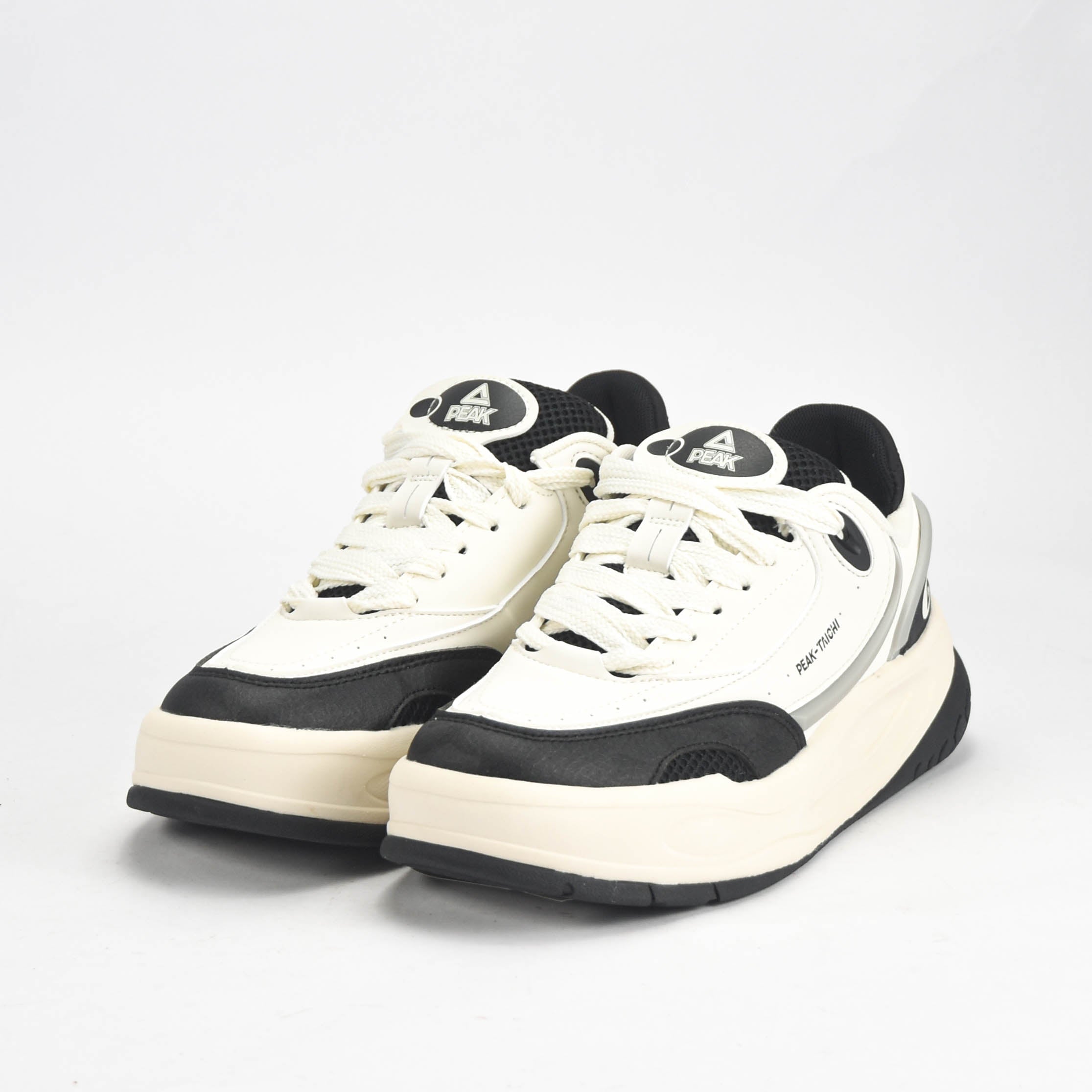 Peak Taichi Casual Shoes Canvas White/Black - DB530128-Z487