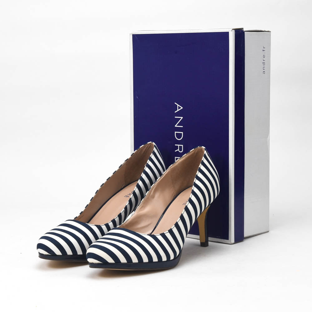 ANDRÉ ESCARPINS FEMME CRYSTAL BLEU - 52134388221