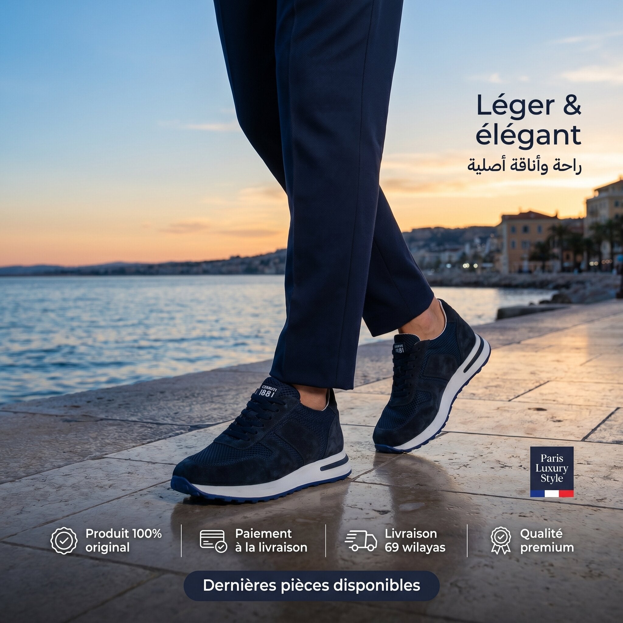 Cerruti 1881 Man Shoes Sneakers - CSSU01278-BLUE