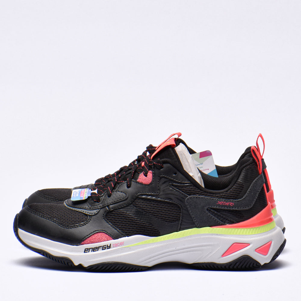SKECHERS ENERGY RACER-EMBRACE HER BLACK/CORAL - 149370/BKCL