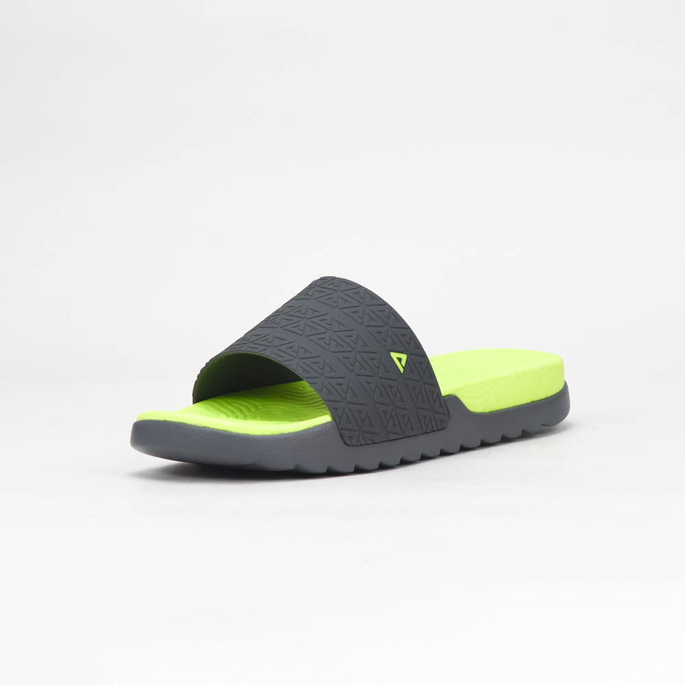 PEAK SLIPPERS DK.GREY YELLOW - E02767L