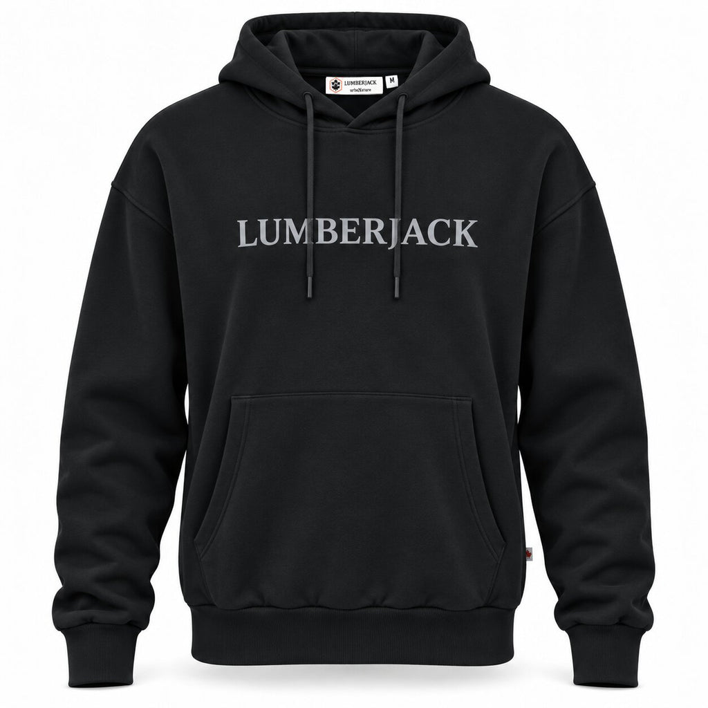 LUMBERJACK HOODIE - LBJ-00202-BLK