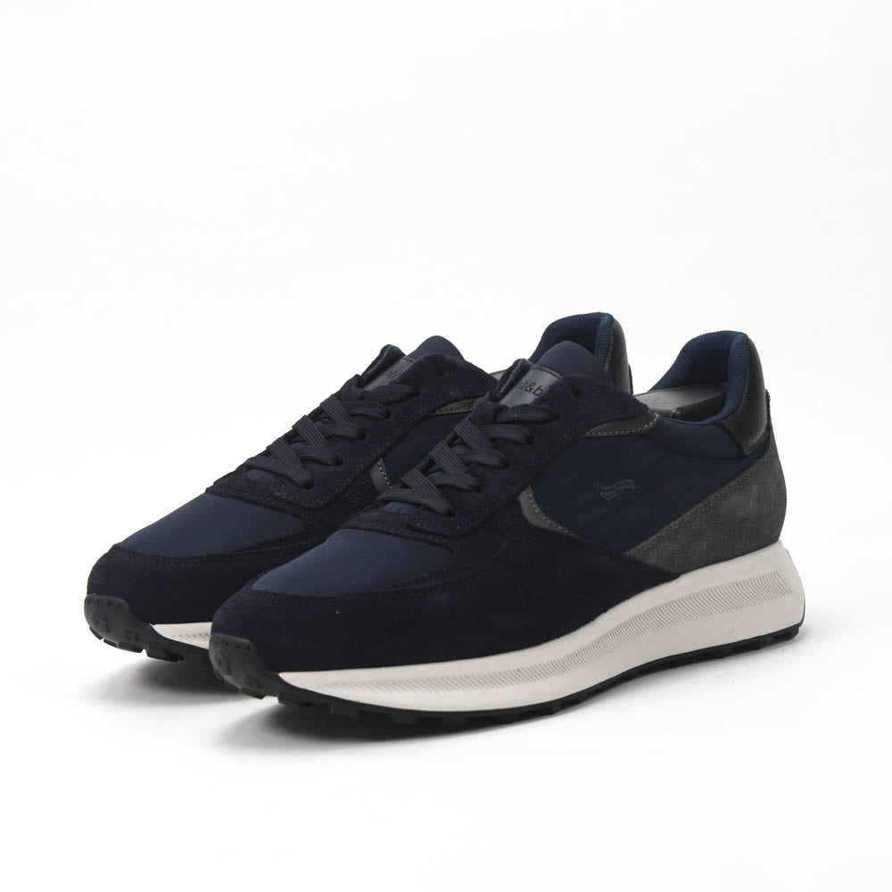 Harmont and Blaine Camoscio Tex Sneakers Homme - EFM252-060-A70-A6