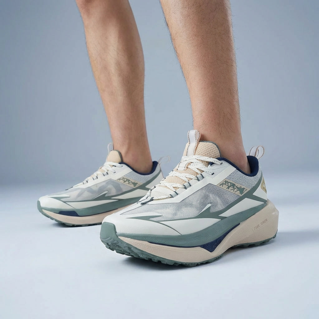 Peak Taichi Sports Shoes White/Green - EXT52161H-Z483