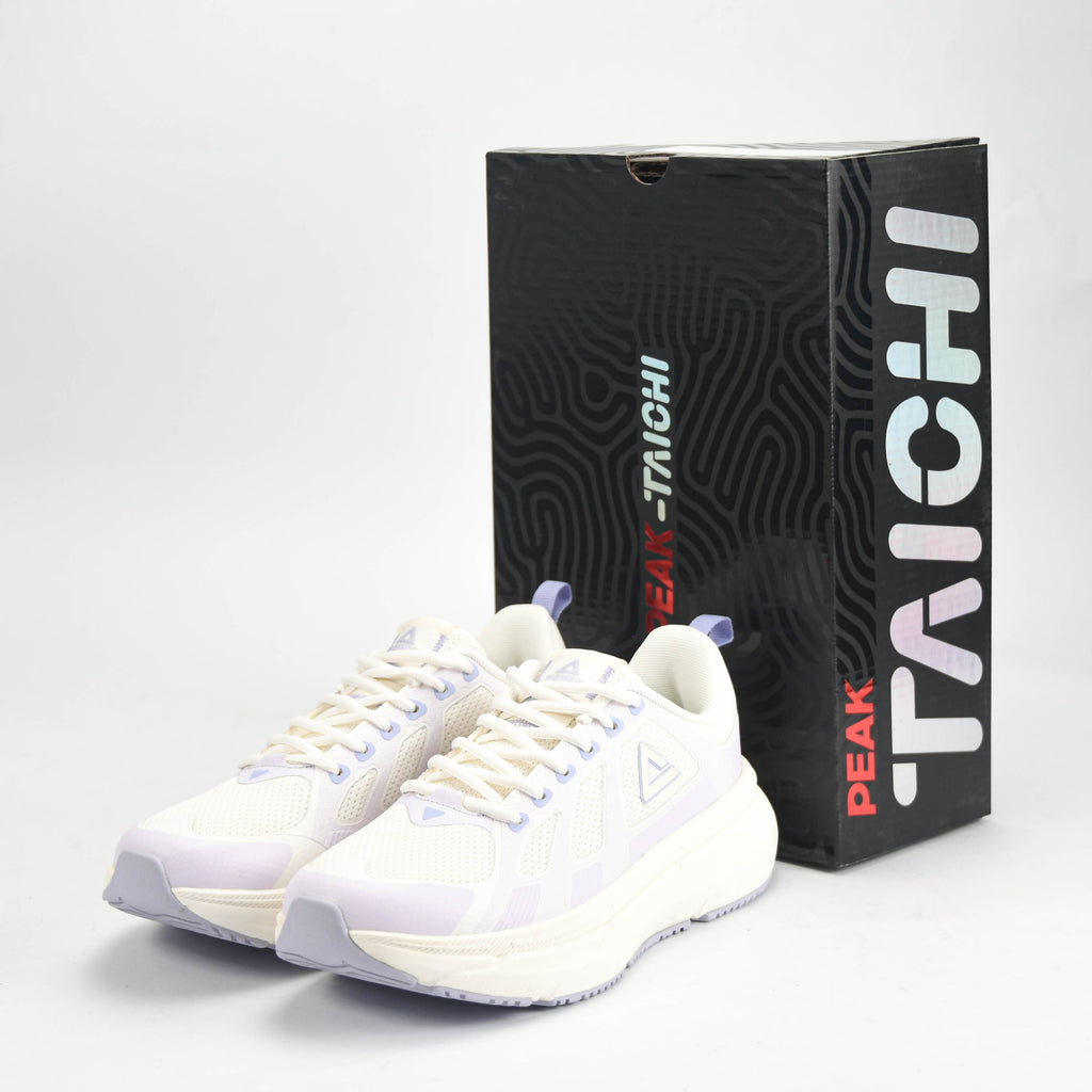 Peak Taichi Walking Shoes White/Purple - EXT51708J-Z524