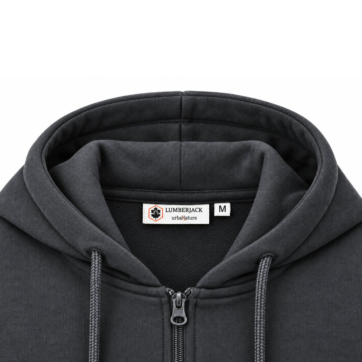 LUMBERJACK ZIP HOODIE - LBJ-00201-GRY
