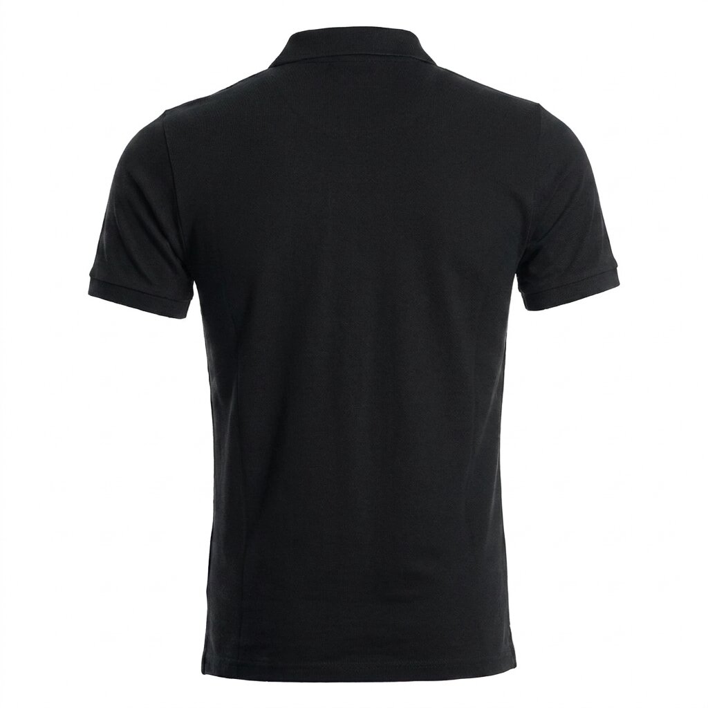 DEPART POLO SHIRT HOMME REGULAR NOIR 100% COTON - G23-001629-BLACK
