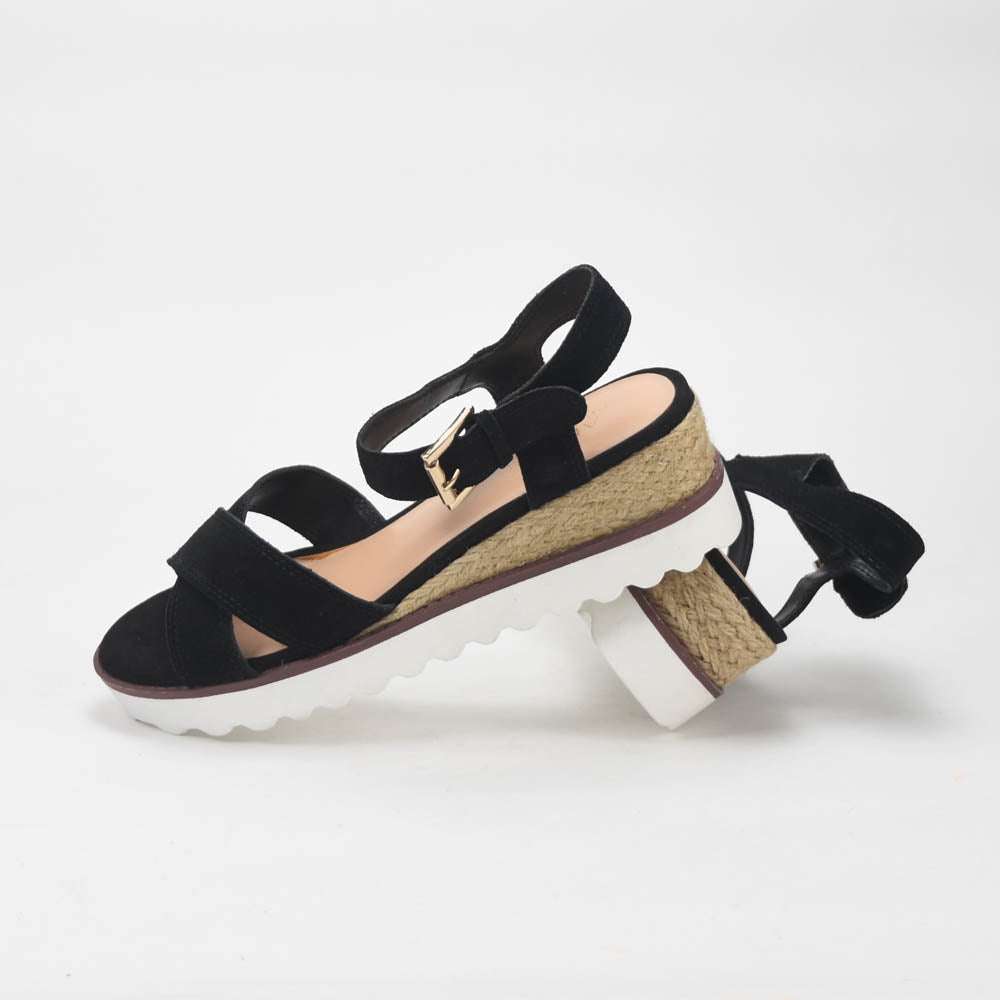 ANDRÉ SANDALES FEMME DAIM NOIR - 52314135637