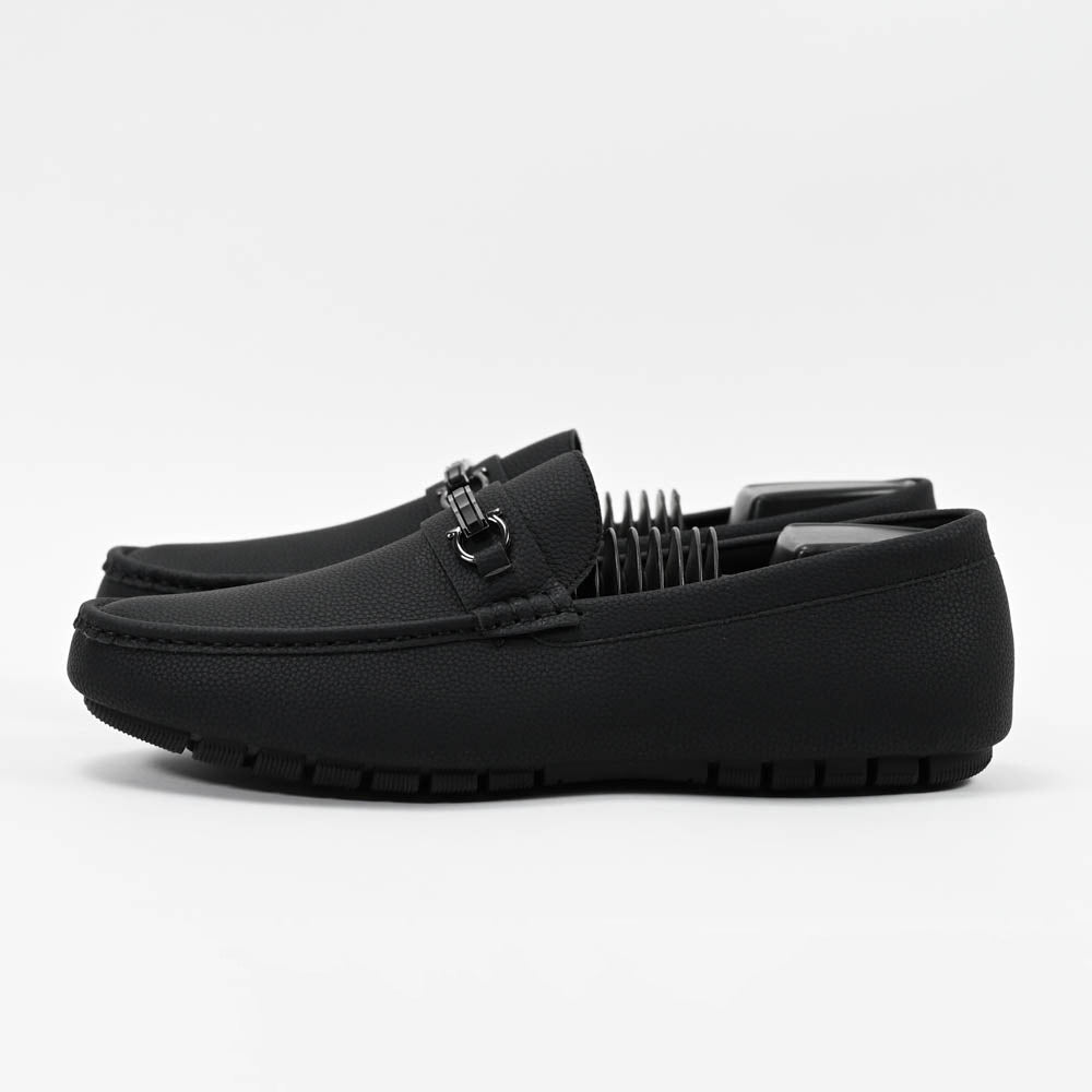 Massimo Mocassins Driving Loafers - 222-10A-BLACK