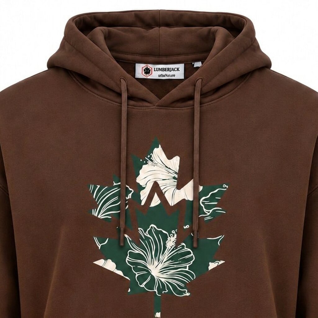 LUMBERJACK HOODIE - LBJ-00203-BRN