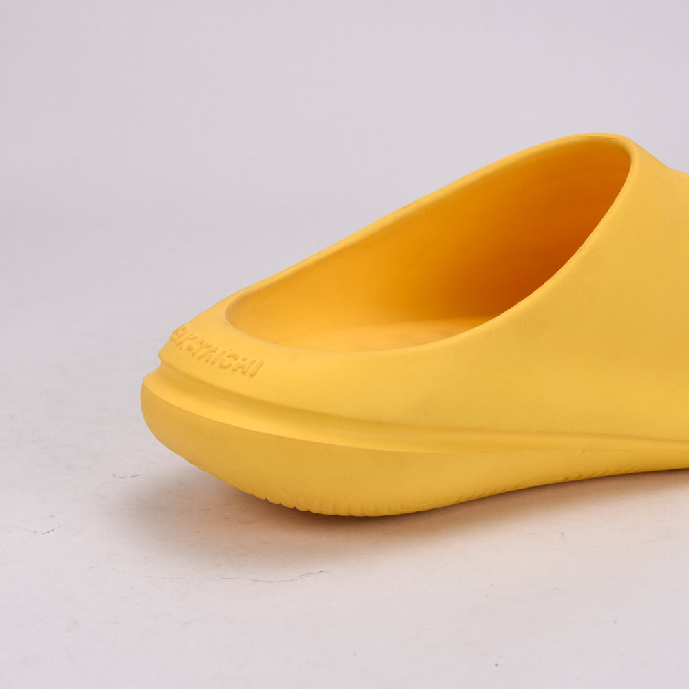 CLAQUETTE PEAK SLIPPERS CHUBBY MUSTARD YELLOW - ET-31797-L