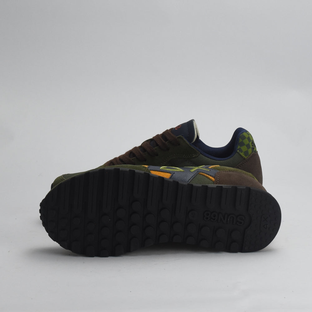 BASKET SUN68 JAKI WINTER 74 MILITARE SCURE - Z44117-74