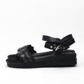 Safety Jogger Sandales Compensées Femme Black Pewter - 592056-BLK-PEW