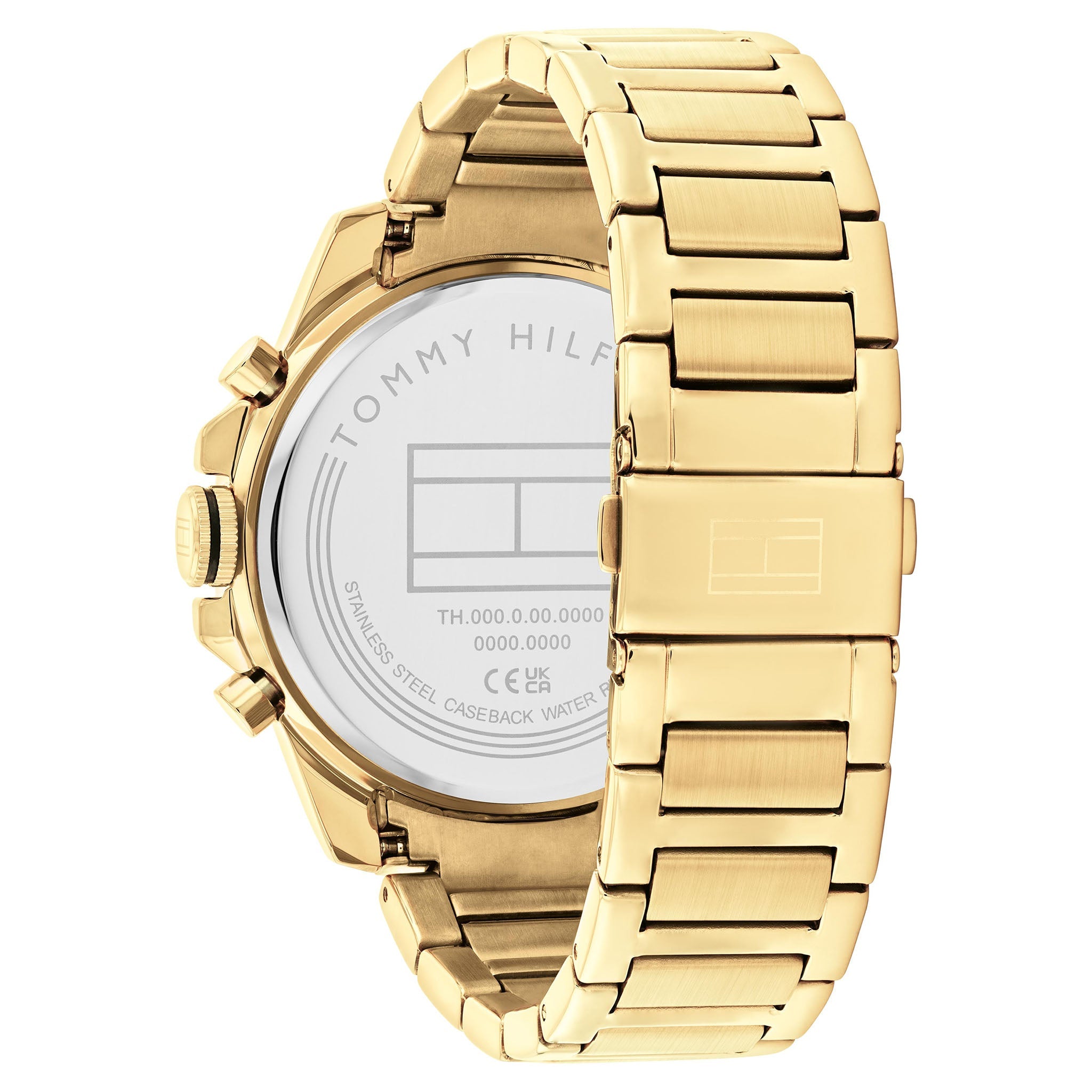 Montre Tommy Hilfiger Gold Steel Black Dial Multi-function - 1710638