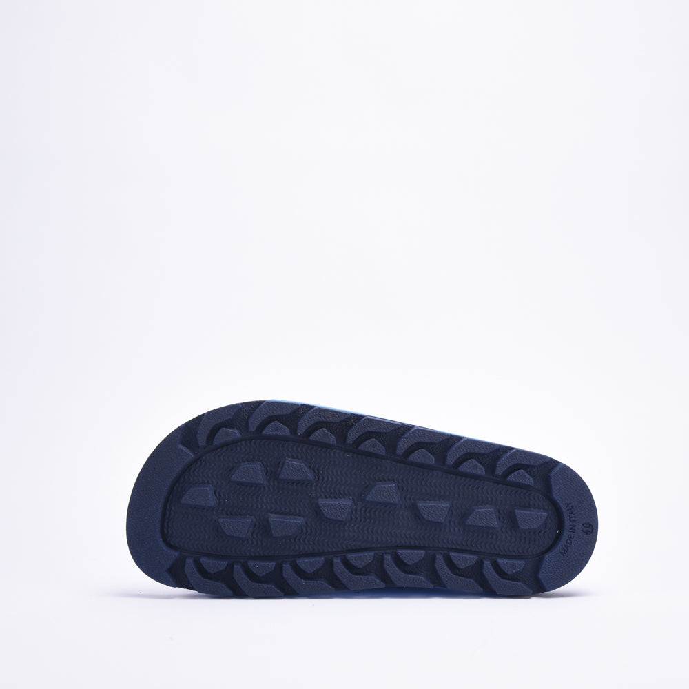 CIABATTA UOMO BLUBBER - LOGO AZZURRO - BLU - EFM231-140-6580