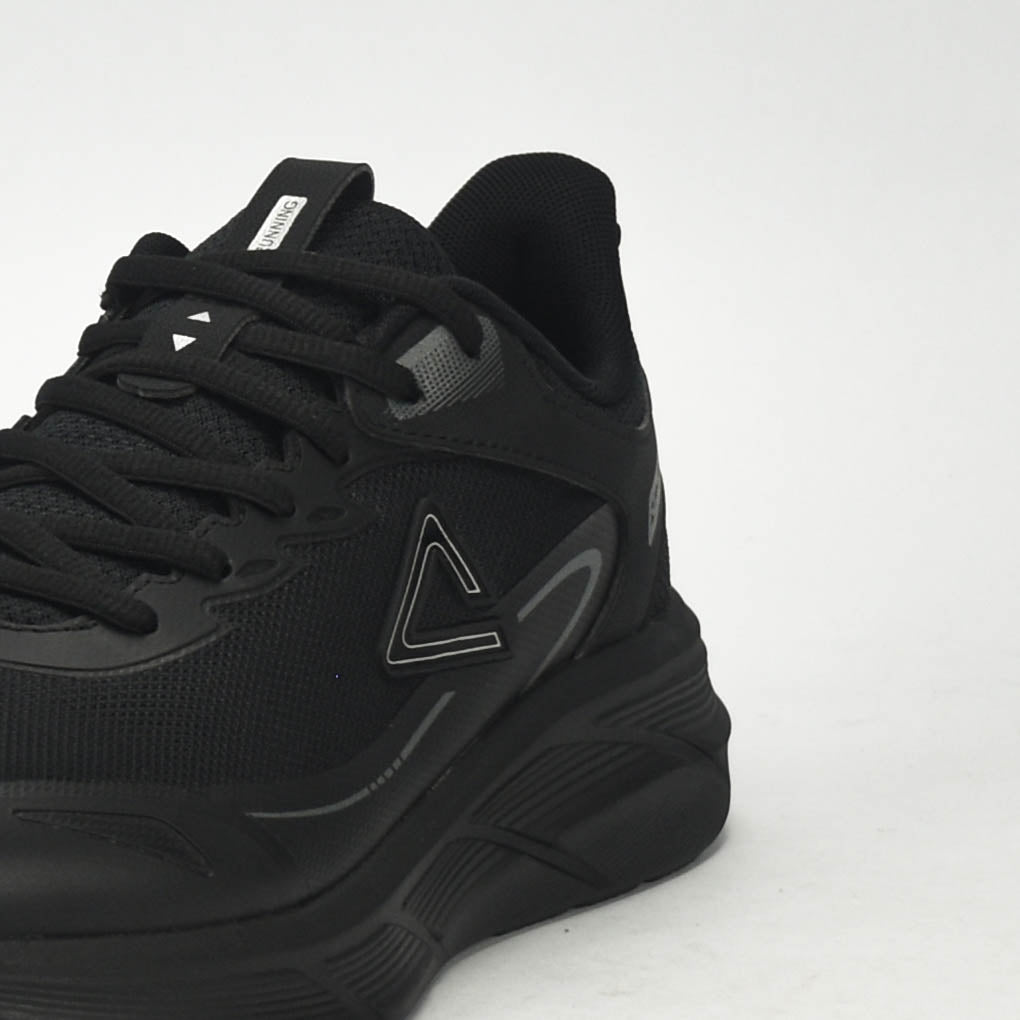 PEAK TRAINING RUNNING SHOES-ALL BLACK - EXT54427H-Y291