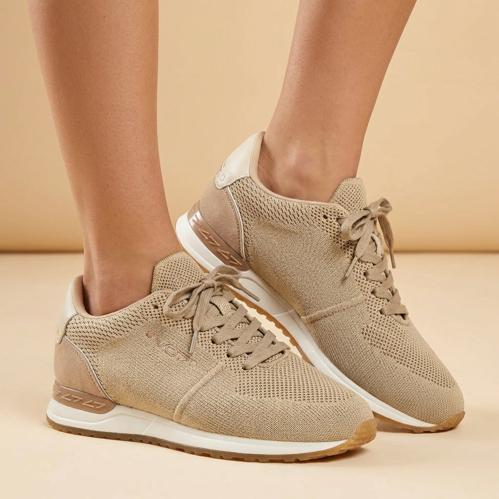 VO7 BASKET MILAN KNIT HOMME BEIGE - CH-MIL-BGE