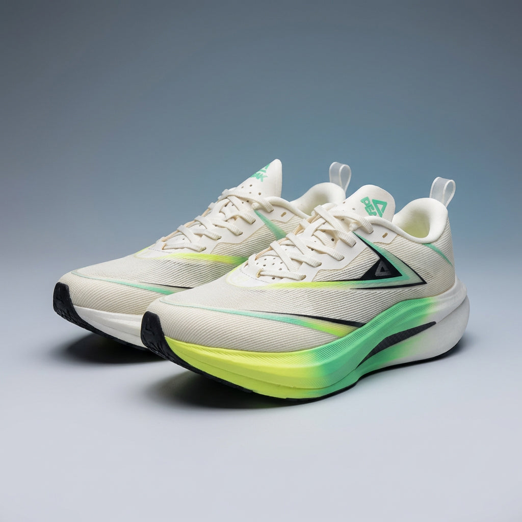 Peak Taichi Running Shoes White/Green - EXT53301H-Z506