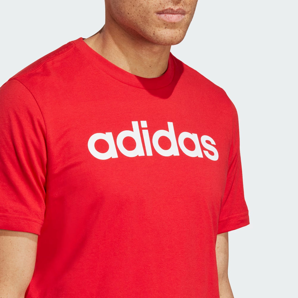 ADIDAS Essentials Single Jersey Linear Embroidered Logo Tee - IC9278