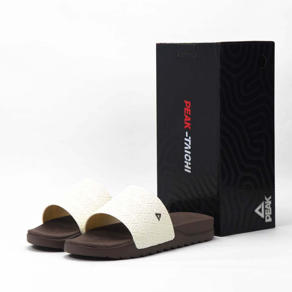 Peak Taichi Slippers White Black Red - E02767L-X991