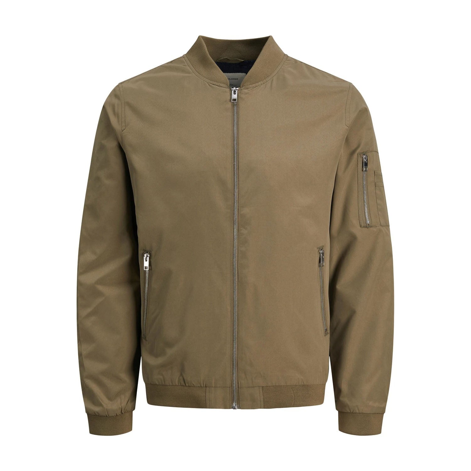 JACK & JONES BOMBER JOMER BOMBER KHAKI - 12165203/12-2023-SWX VERT
