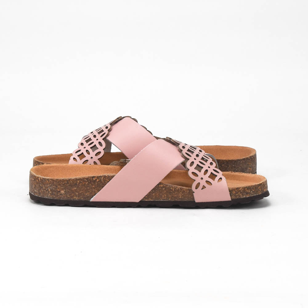 ANDRÉ MULES FEMME ROULADE ROSE - 52321902435