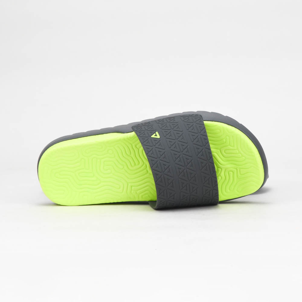 PEAK SLIPPERS DK.GREY YELLOW - E02767L