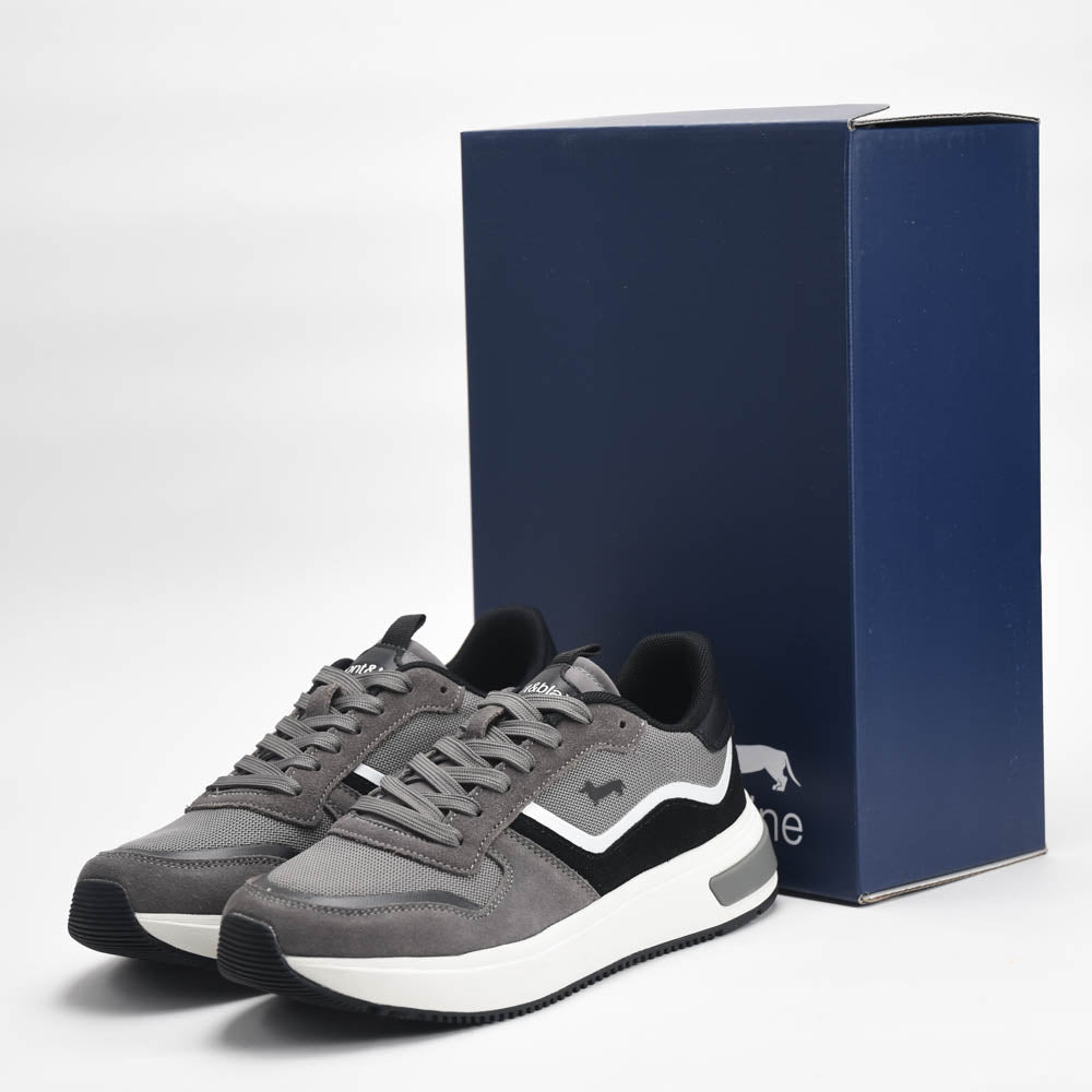 Harmont and Blaine Suede and Technical Fabric Sneakers - EFM252.050.A60.AD