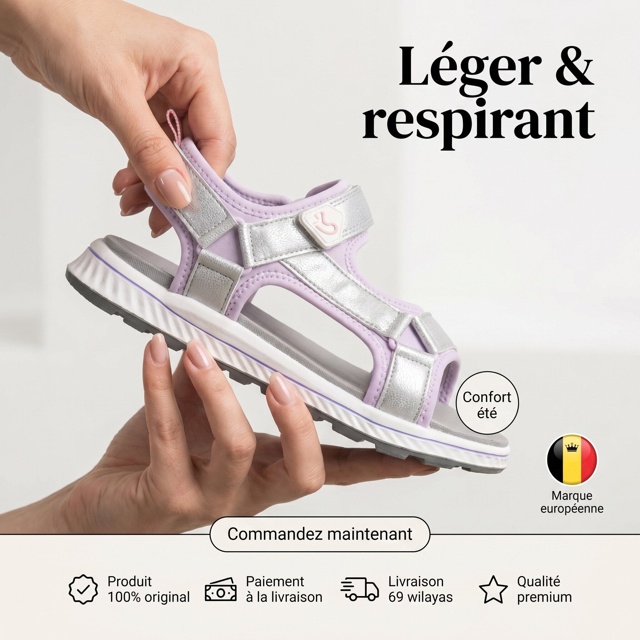 Safety Jogger Sandales Scratch Femme - 613961-LLC-SIL