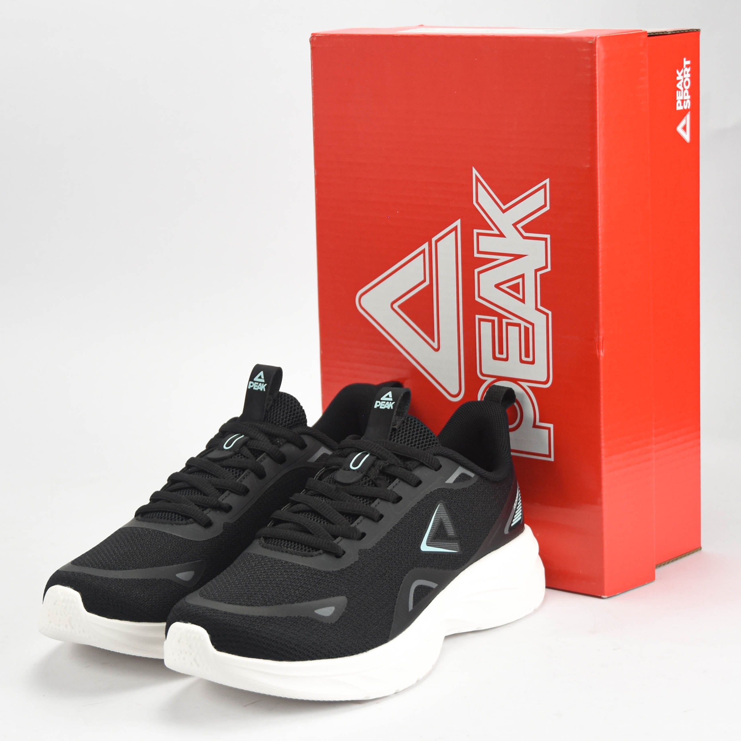 Peak Taichi Running Shoes Black/White - EX251178H-Z497