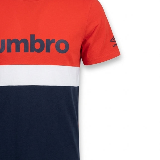UMBRO T-SHIRTS ORIGINAL HOMME ROUGE COTON - UAA241M007-005