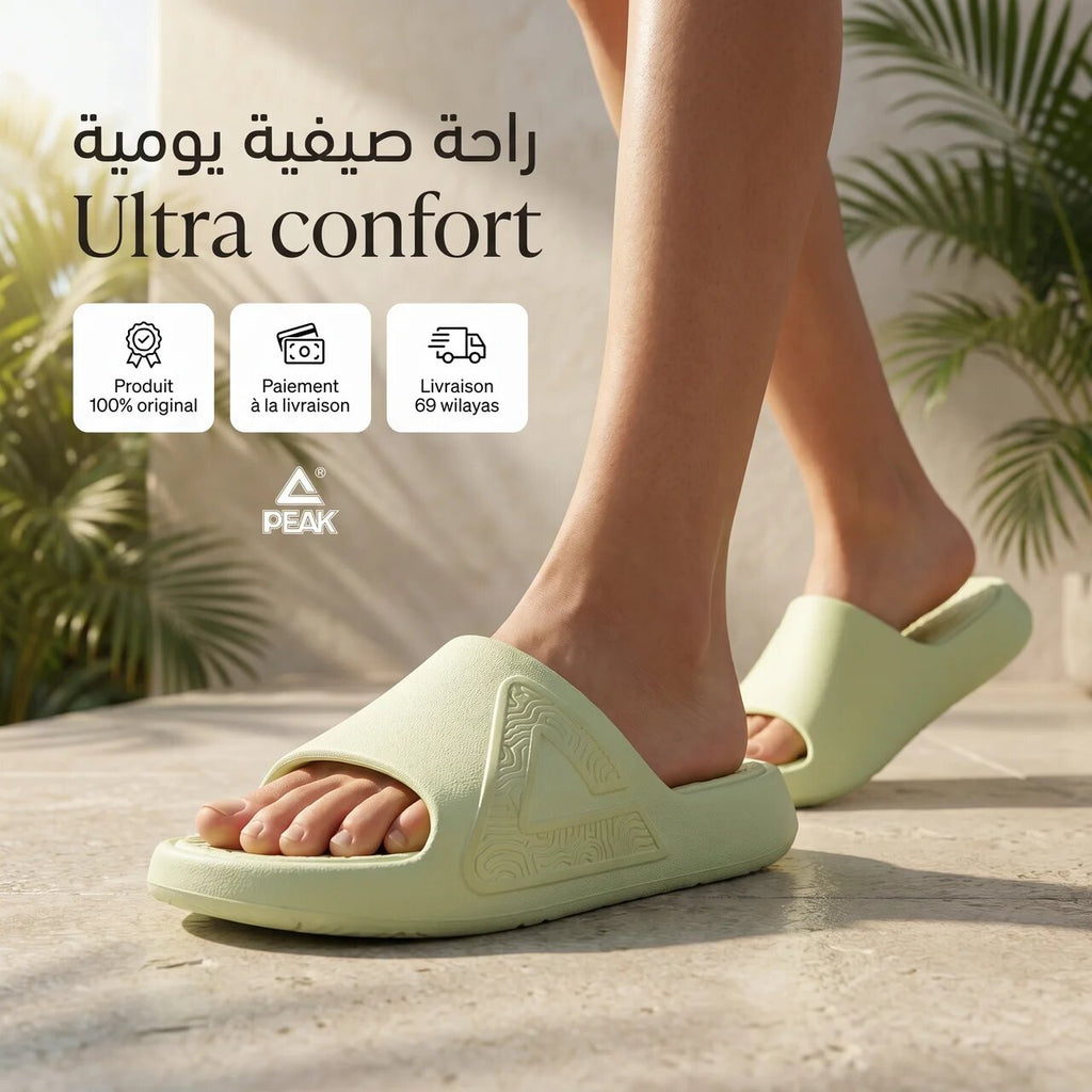 Peak Taichi Slippers Tea Green - DL410517-E069
