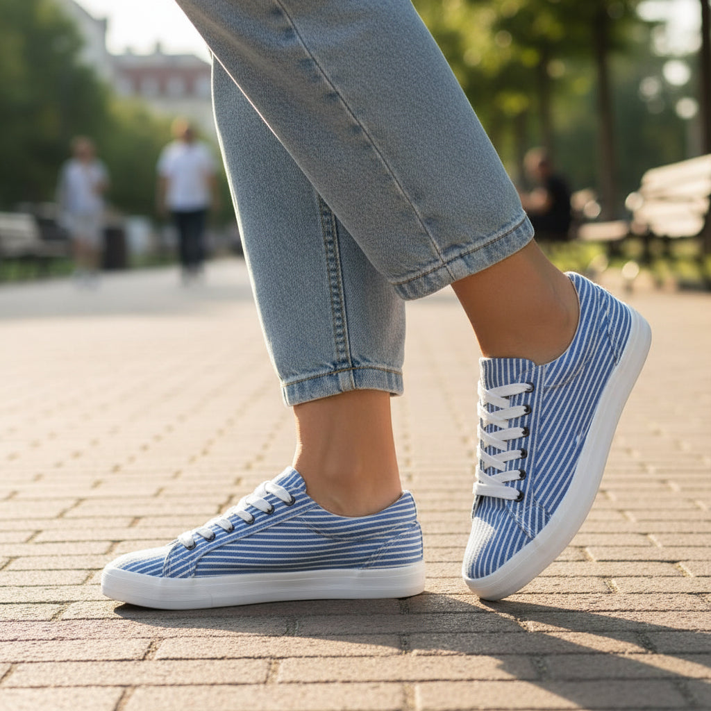 ANDRÉ ESPADRILLES FEMME SESAME TEXTILE BLEU - 52149482206