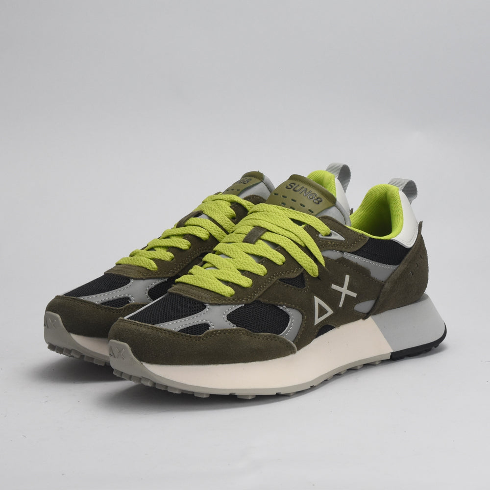 BASKET SUN68-JAKI-OUTDOOR-19-MILITAIRE - Z35115-19
