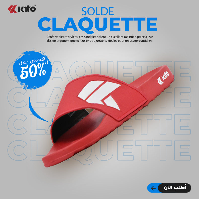 CLAQUETTE AH21M RED KITO - AH21MR