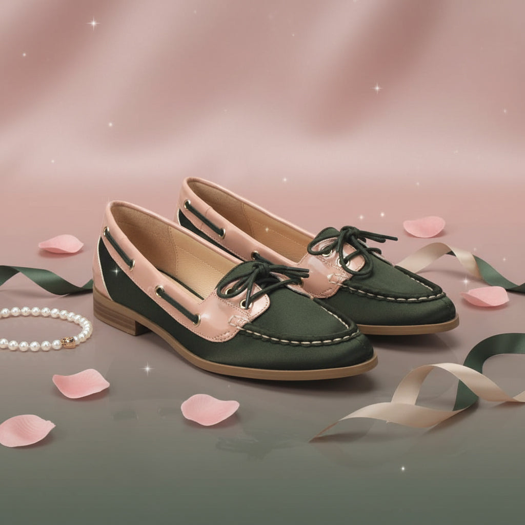 ANDRÉ MOCASSINS FEMME NONETTE VERT MILITAIRE - 52124982205