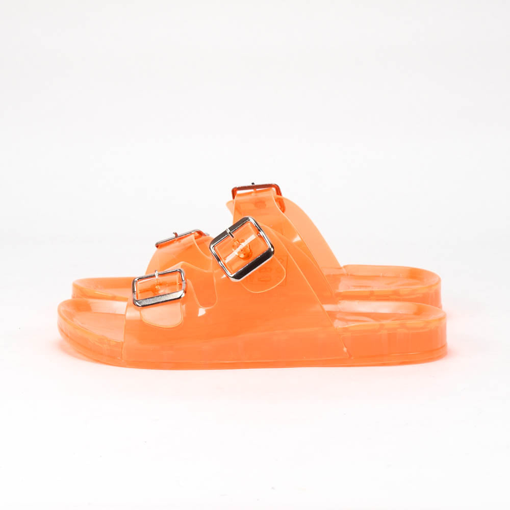 ANDRÉ MULES DE PLAGE FEMME EN CAOUTCHOUC ORANGE - 52321971619