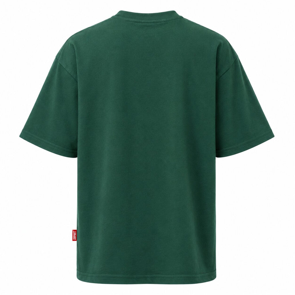 Départ Homme T-shirt Oversize Vert - MT319-G23-014090