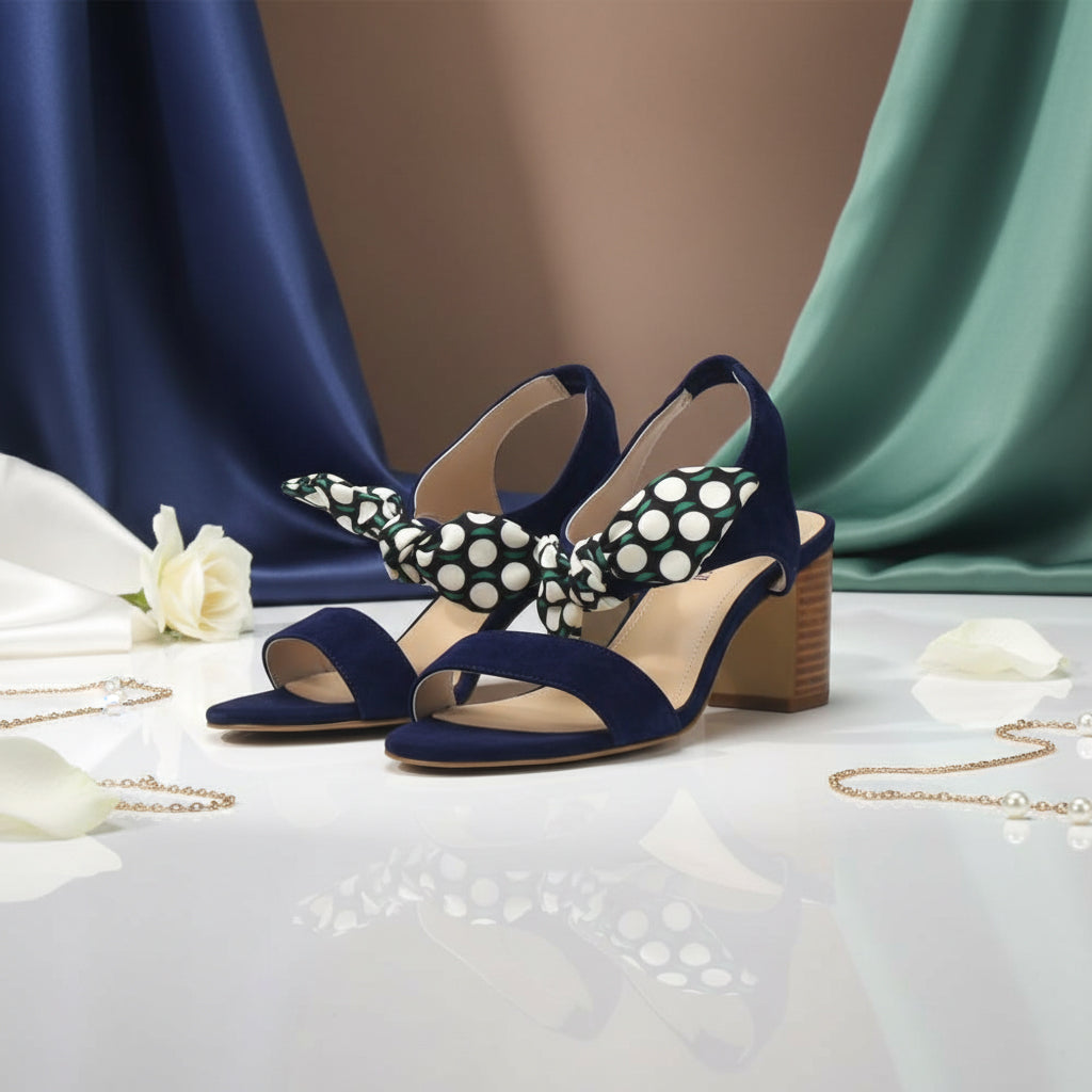 ANDRÉ SANDALES FEMME SUPENS DAIM BLEU - 52314437450