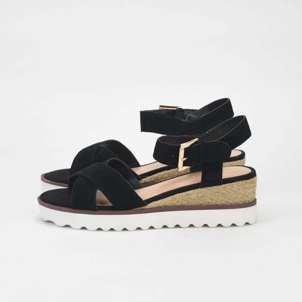 ANDRÉ SANDALES FEMME DAIM NOIR - 52314135637