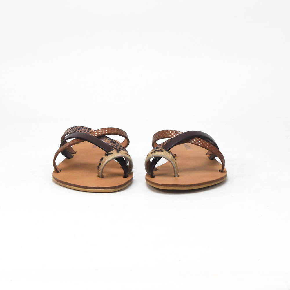 ANDRÉ MULES FEMME RYE MARRON - 52321201425