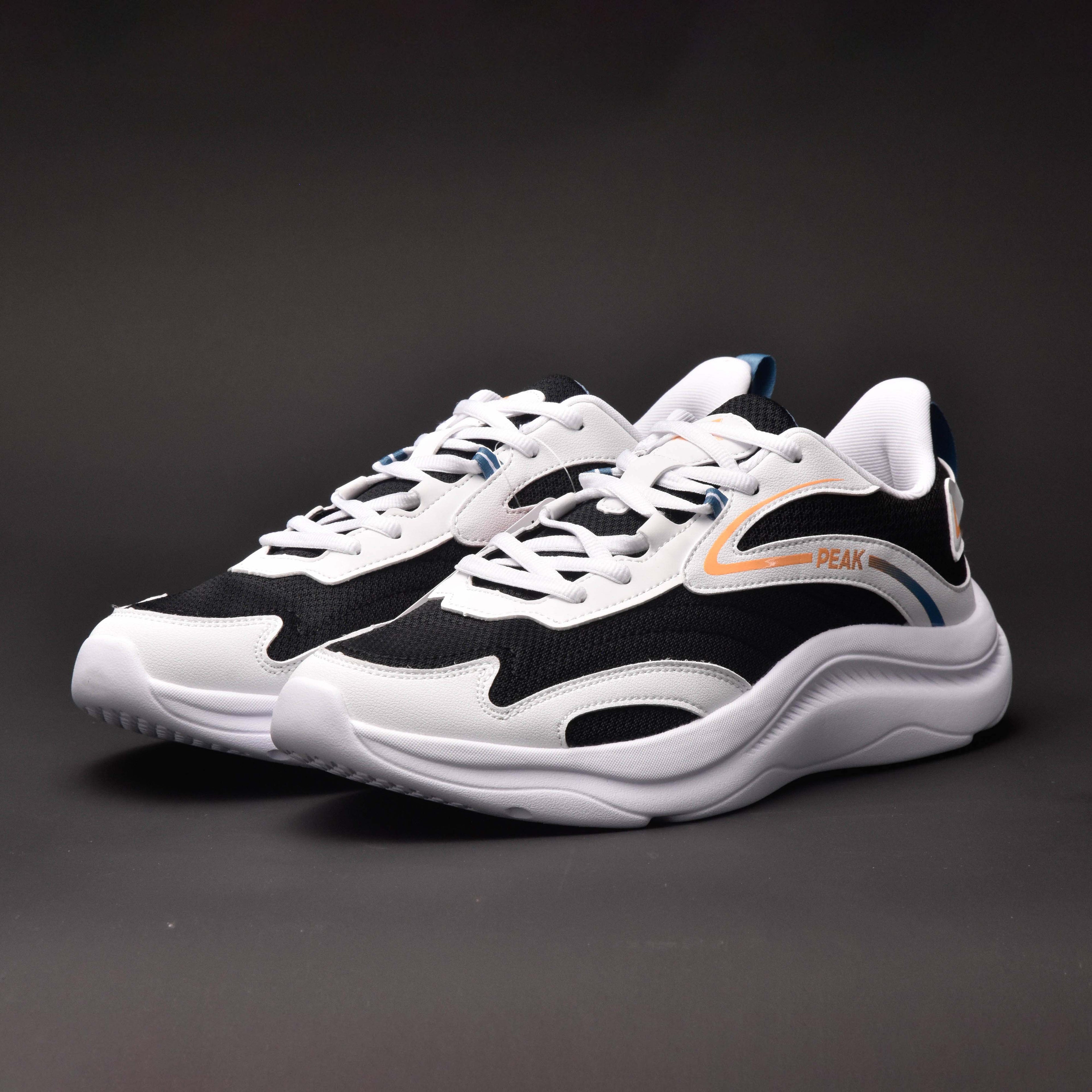PEAK WALKING SHOES - E233657J WHITE/BLACK