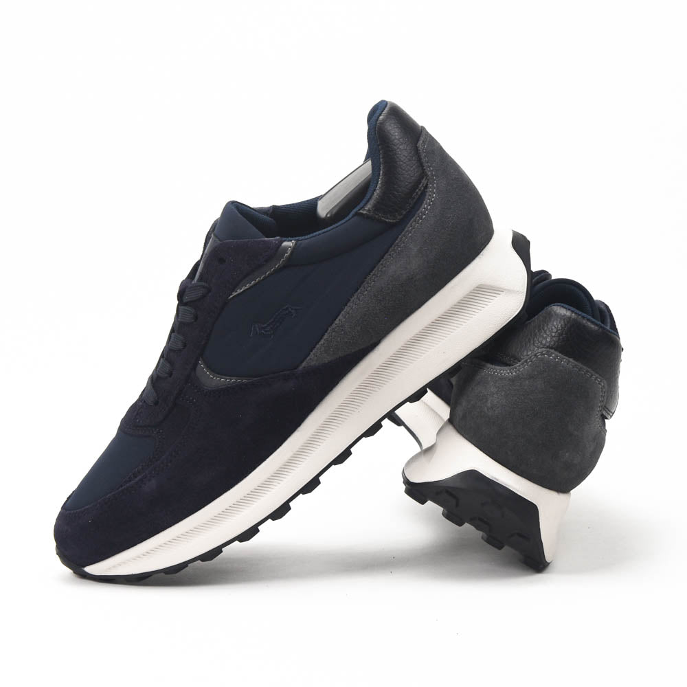 Harmont and Blaine Camoscio Tex Sneakers Homme - EFM252-060-A70-A6