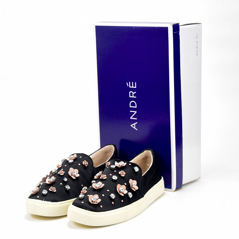 ANDRÉ ESPADRILLES FEMME FRESIA TEXTILE NOIR - 52149181209