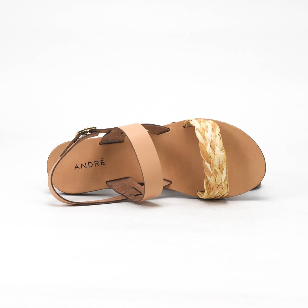ANDRÉ SANDALES FEMME RAMATUELLA BEIGE - 52321601428