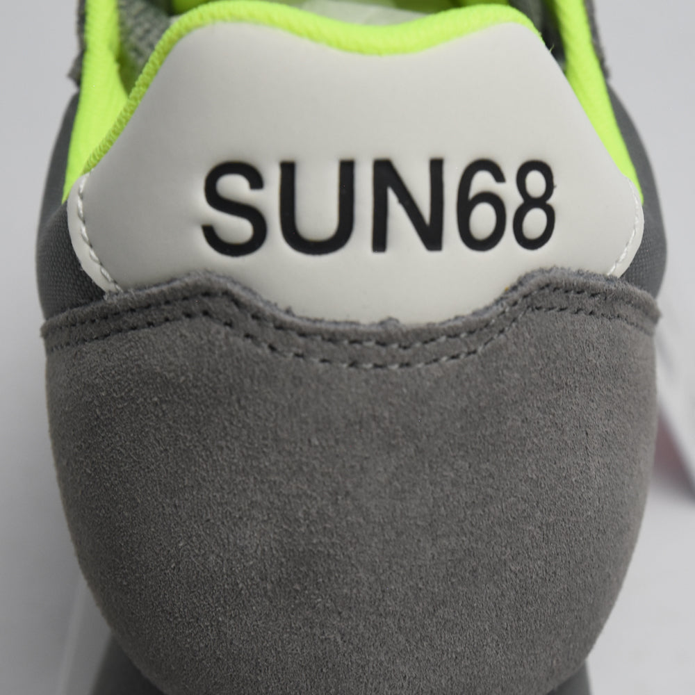 BASKET SUN68 JAKI FLUO 34 GRIGIO MEDIO - Z44115-34