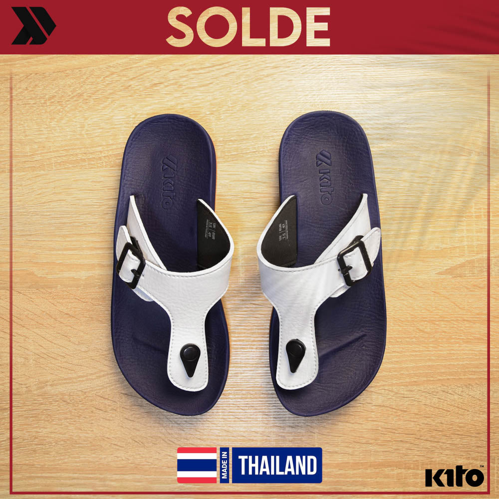 CLAQUETTE KITO - AA54M-WHITE-NAVY