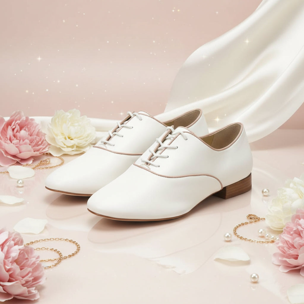 ANDRÉ DERBY FEMME VIOLETTE BLANC - 52125370614