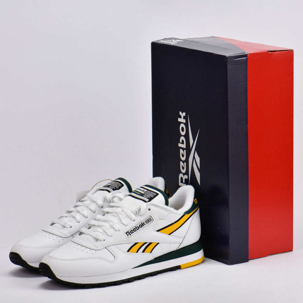 REEBOK CLASSIC LEATHER WHITE/GOLD/GREEN - 100201079